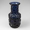 ruda glasbruk, sweden, cobalt blue glass vase by  Gote Augustsson